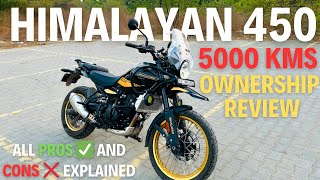 5000 kms Ownership Review of Himalayan 450  Deal Breaker Issues  Should you Buy ✅ or not ❌ [upl. by Ybroc]