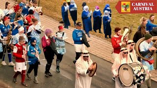 Carnival Parade  Carnival Fasching in Tyrol Austria [upl. by Adnat]