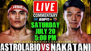 🔴LIVE Vincent Astrolabio vs Junto Nakatani Fight Commentary WBC Bantamweight Championship [upl. by Asaeret208]