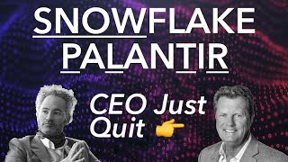 Palantir Competitors Are Dying Snowflake CEO Quits Stock Plummets [upl. by Repooc957]