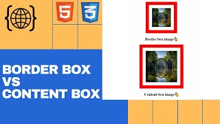 Border box vs Content Box [upl. by Yrakaz]