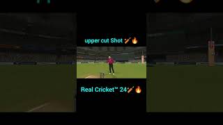 upper cut Shot 🏏🔥realcricket24 shorts [upl. by Airotel]