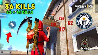 World Record 36 Kills in Duo vs Squad Must Watch Gameplay  Garena Free Fire [upl. by Lanna793]