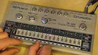 Roland TR606 quotDrumatixquot Analog Drum Machine 1982 [upl. by Grant]