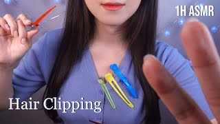 ASMR 1Hour Clipping Your Hair 👧No Talking  SUPER Relaxing💤 Personal Attention [upl. by Enidlareg649]