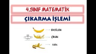 4 Sınıf Çıkarma İşlemi GARANTİLİ ANLATIMYardımcı Öğretmen [upl. by Balduin]