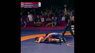 Sadulaev vs Sharifov 92 кг  Садулаев Абудрашид крайняя схватка на 92 кг Чемпионат Европы Каспийск [upl. by Sitelc]