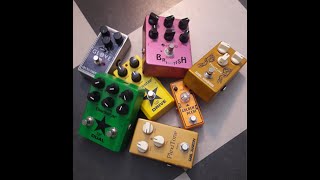 British sound drive pedal test  Ronnie Perkele [upl. by Nesnaj99]