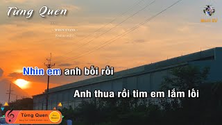 TỪNG QUEN  WREN EVANS Guitar beat solo karaoke Muoi Music  Muối SV [upl. by Vasti]