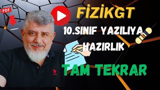 10SINIF FİZİK ORTAK SINAV1DÖNEM 1YAZILI Hazırlık  20242025 Güncel Yazılı Formatı📂PDF [upl. by Atiana]