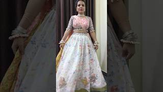 Part 2 dandiya outfit 👗 yt sewing lehengacholi chanchalborwal trending viralvideo [upl. by Toby]