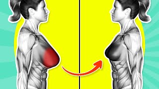 ➜ Shrink BREAST Size in 5 Weeks ➜ EASY 10 min Workout [upl. by Krucik]