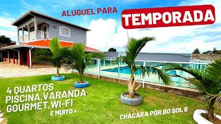 👉CHÁCARA DE ALUGUEL PARA TEMPORADA EM PINHALZINHO SP🤠 [upl. by Nnaeirual]