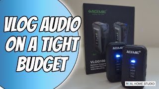 ACEMIC VLOG100 V1Wireless Mic System Review [upl. by Aenea162]