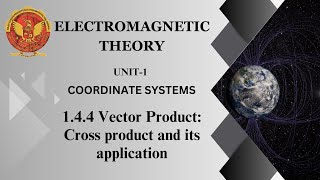 144 Vector Product Cross product and its application  EE302  EC504 A  EX504 B [upl. by Ishmul374]