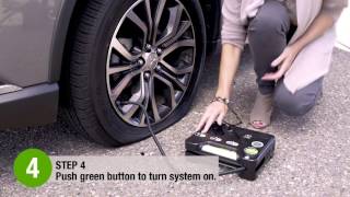 How to Use the Flat Tire Repair Kit [upl. by Haridan400]