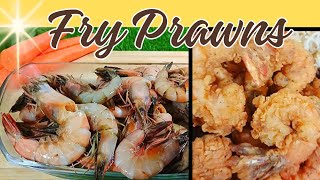 Fry Prawns Recipe  Broasted Prawns  Prawn Tempura Yummy 🍤 [upl. by Maillliw179]