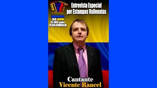 Entrevista Especial con el cantautor Vicente Rancel desde Islas Canarias  España [upl. by Nomelc82]