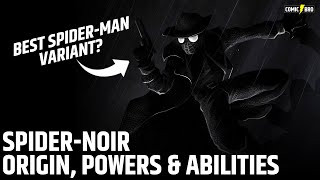 SpiderNoir🖤🕷️ Dark Aur Gritty SpiderMans Origin amp Powers Explained In Hindi  COMIC BRO [upl. by Holcomb]