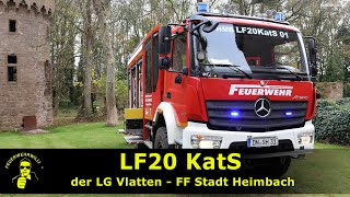 LF20 KatS der LG Vlatten  FF Stadt Heimbach [upl. by Minica539]