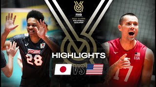 🇯🇵 JPN vs 🇺🇸 USA  Highlights  Mens OQT 2023 [upl. by Oisacin]