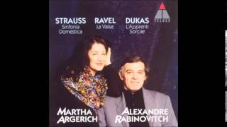 Ravel  La Valse two pianos by Argerich and Rabinovitch [upl. by Lib409]