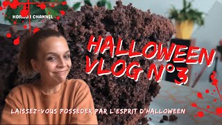 VLOG HALLOWEEN  MA RECETTE DE GÂTEAU AU CHOCOLAT [upl. by Gottfried]