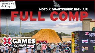 Samsung Galaxy Moto X QuarterPipe High Air FULL COMPETITION  X Games Ventura 2024 [upl. by Einre]