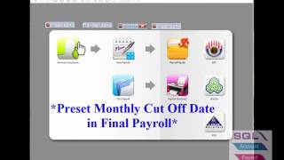 SQL Payroll08How To Set Cut Off Date For Final Payroll [upl. by Ziagos]