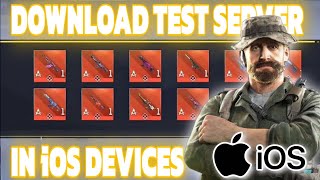 How to Download COD Mobile Test Server in IOS Devices  Test Server CODM 2024 [upl. by Latyrc]