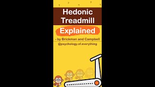 Hedonic Treadmill Explained In 60 Seconds [upl. by Niboc]