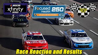 🔴 NASCAR Xfinity Series Focused Health 250  Atlanta Motor Speedway Play by Play Leaderboard amp More [upl. by Susette376]