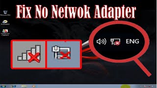 How to fix Missing Network Adapter Problem in Windows 7 Tagalog  by using regedit [upl. by Allets]