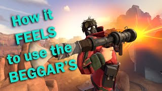 TF2  How it FEELS to use the BEGGARS BAZOOKA [upl. by Akino605]