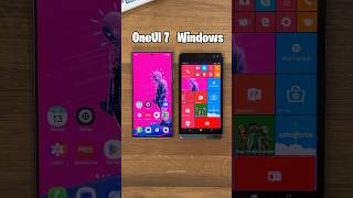 OneUI 7 vs Windows Phone 🤤 [upl. by Jabez]