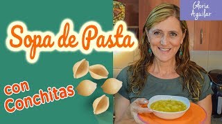 ✅ Receta de Sopa de conchas doria con papa CRIOLLA  Curso de Cocina completo [upl. by Cristie480]