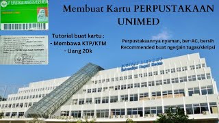 Membuat Kartu Perpus UNIMED  Digital Library UNIMED [upl. by Herrmann]