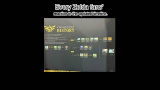 Zelda fans react to the updated timeline zeldatimeline tearsofthekingdom zelda nintendo [upl. by Lazes]