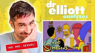 Doctor Reacts to The Simpsons quotHomers Phobiaquot Homophobia in a Gay Steel Mill [upl. by Anaidni611]