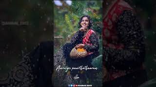 Pookal pookum tharunam Aaruirey paarthatharum illaye full screen cute love whatsapp status [upl. by Mlohsihc]