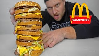 McDonalds BIGGEST Big Mac Ever [upl. by Nivk108]