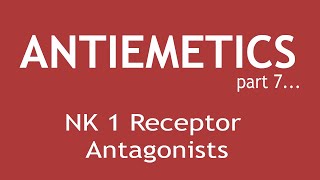 Antiemetics Part 7 Pharmacology of NK 1 Receptor Antagonists  Dr Shikha Parmar [upl. by Ubald]