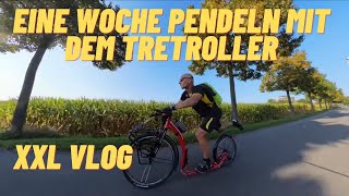 Eine Woche pendeln mit dem Tretroller Yedoo Trexx  XXLVlog [upl. by Ettezoj590]