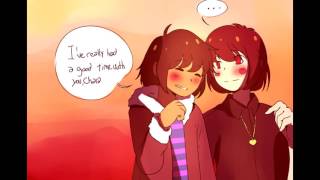 Frisk and Chara Dub Compilation Undertale Comic Dub [upl. by Irakuy]