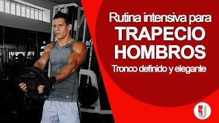 Ejercicios para Hombros y Trapecio  Rutina Intensa para Hombres [upl. by Suilenroc]