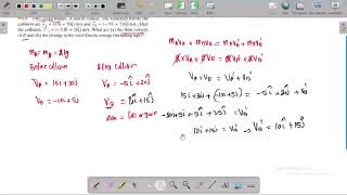 Two 20 kg bodies A and B collide The velocities before the collision are v→A  15iˆ  30jˆ [upl. by Siramed]