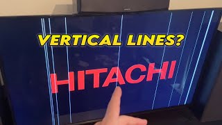 Fix your HITACHI TV Screen With Vertical Lines [upl. by Einahpad828]