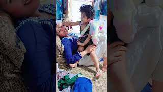 Hayat Masi ki seva karte hue 😂family funny daughter trending cutebaby youtubeshorts [upl. by Statis911]