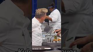 did kyle undercook his last entree 😅 hellskitchen [upl. by Ewart505]