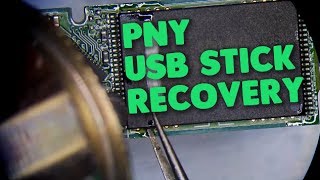 PNY 64GB flash drive recovery  straight from the memory chips [upl. by Dyann]